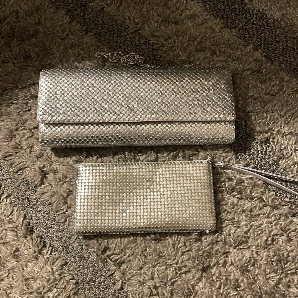 🔥NOA SILVER DARLING CLUTCH WITH CHAIN/ROPE STRAP